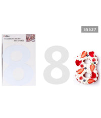 Stampo Torte Dolci A Forma Di Numero 8 10 Pollici Strumento Taglio Stencil 55527         