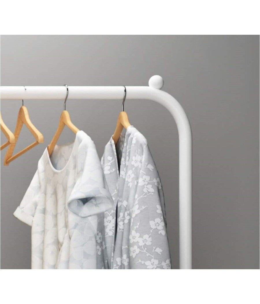 Stand Appendiabiti Da Terra Attaccapanni Abiti 150 X 110 X 57mm Doppio Tw608         