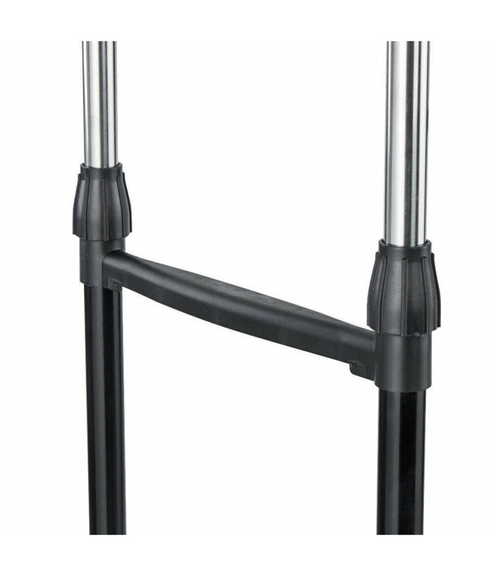 Stand Appendiabiti Da Terra Doppio Con Ruote Aste Telescopiche Regolabile Abiti         