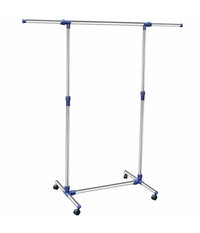 Stand Appendiabiti In Metallo Con Base Ruote Aste Telescopiche Regolabile 69064         