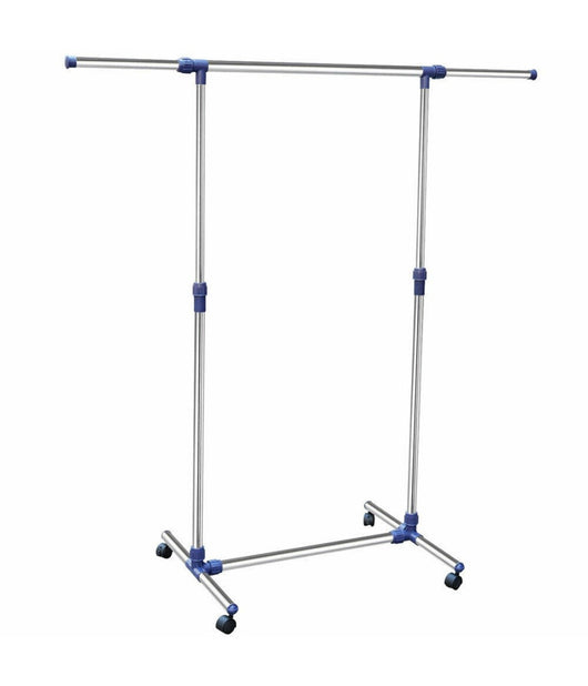 Stand Appendiabiti In Metallo Con Base Ruote Aste Telescopiche Regolabile 69064         