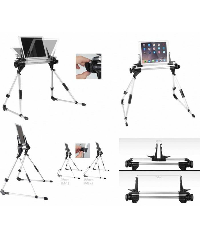 Stand Supporto Multiuso Regolabile Tavolo Letto Scrivania Ipad Tablet Andorid Pc         