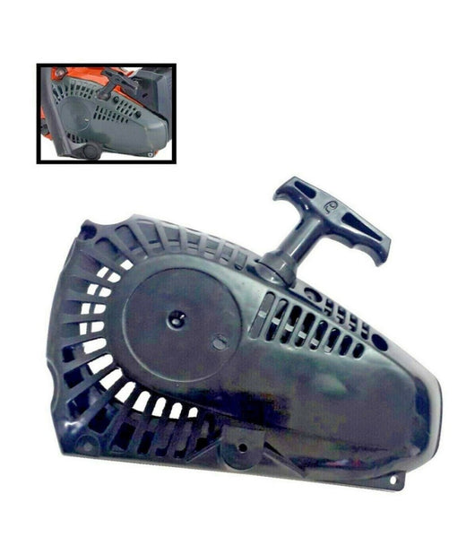 Trade Shop - Starter Avviatore Per Motosega A Scoppio 25cc Accensione Ricambi Universale Nero -