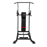 Stazione Fitness Multifunzione Power Tower chin-up dip station dotata di barra regolabile panca per trazioni,flessioni e addominali