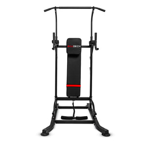 Stazione Fitness Multifunzione Power Tower chin-up dip station dotata di barra regolabile panca per trazioni,flessioni e addominali