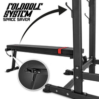 Stazione Fitness Multifunzione Power Tower chin-up dip station dotata di barra regolabile panca per trazioni,flessioni e addominali