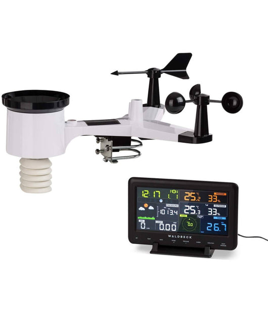 Stazione Meteo Barometrica Professionale Con Data Ora Radiocontrollata Wifi App         