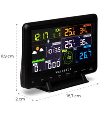 Stazione Meteo Barometrica Professionale Con Data Ora Radiocontrollata Wifi App         
