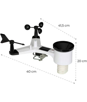 Stazione Meteo Barometrica Professionale Con Data Ora Radiocontrollata Wifi App         