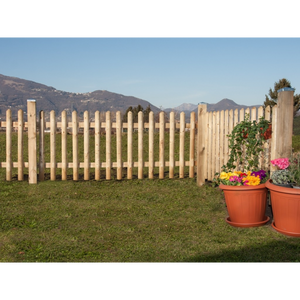 Steccato Con Mezzo Palo 200X80H. Losa