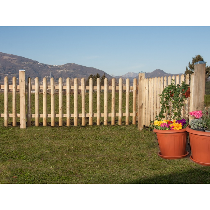 Steccato Con Mezzo Palo 200X80H. Losa