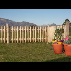 Steccato Con Mezzo Palo 200X80H. Losa