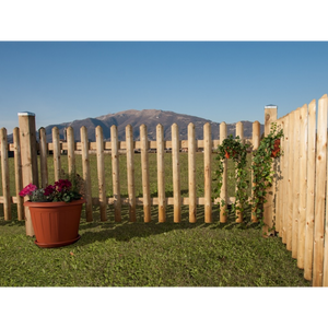 Steccato Con Mezzo Palo 200X80H. Losa