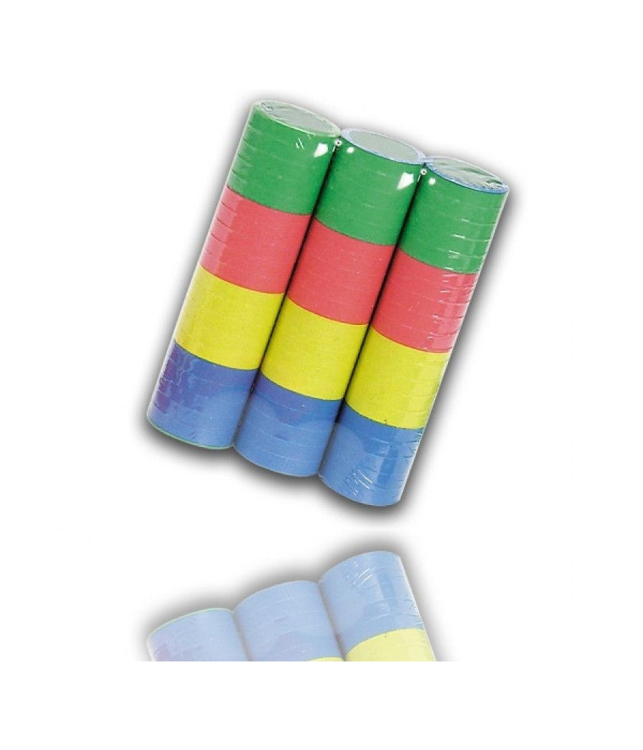 Stelle Filanti Carnevale Set 3 Pezzi Rotoli Colorati Feste Party         