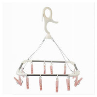 Trade Shop - Stendibiancheria 12 Pinze Mollette Stendino Biancheria Asciugatura Gancio 79540 -