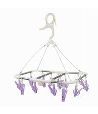 Stendibiancheria 14 Pinze Mollette Pieghevole Stendino Biancheria Asciugatura 79539         