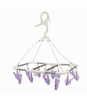 Stendibiancheria 14 Pinze Mollette Pieghevole Stendino Biancheria Asciugatura 79539         