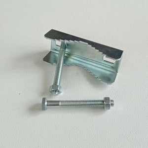 Stendibiancheria fisso da 575mm in acciaio zincato con agganci per ringhiera - vendita a coppia