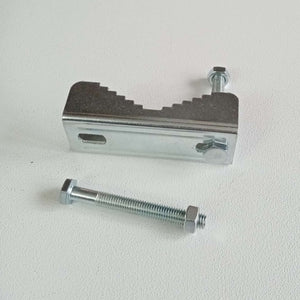 Stendibiancheria fisso da 575mm in acciaio zincato con agganci per ringhiera - vendita a coppia