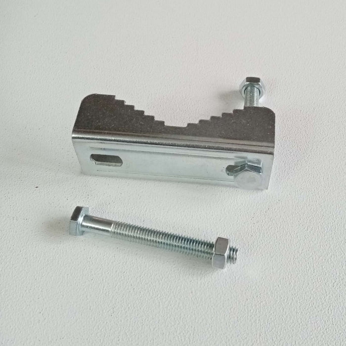 Stendibiancheria fisso da 575mm in acciaio zincato con agganci per ringhiera - vendita a coppia