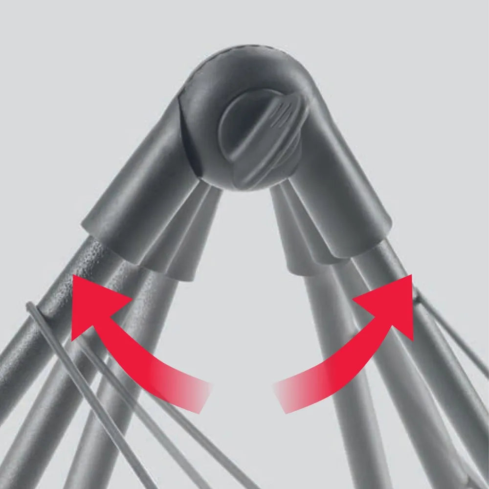 Stendibiancheria per vasca da bagno in acciaio nero con rivestimento Epoxy