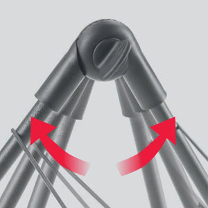 Stendibiancheria per vasca da bagno in acciaio nero con rivestimento Epoxy