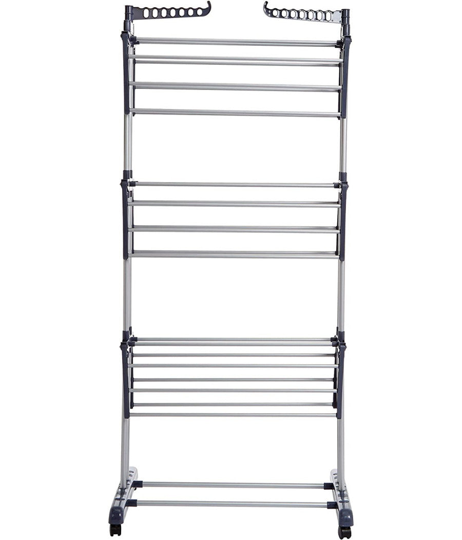 Stendibiancheria Verticale A Torre Pieghevole A Torre Salvaspazio 3 Piani Ruote         