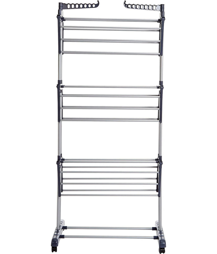 Stendibiancheria Verticale A Torre Pieghevole A Torre Salvaspazio 3 Piani Ruote         