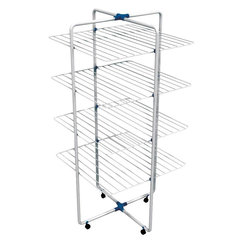 STENDIBIANCHERIA 'VIP 4' cm 71 x 71 x 168 aperto