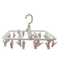 Stendino Portatile Stendibiancheria Pieghevole Casa Campeggi 24 Mollette 38x22cm         