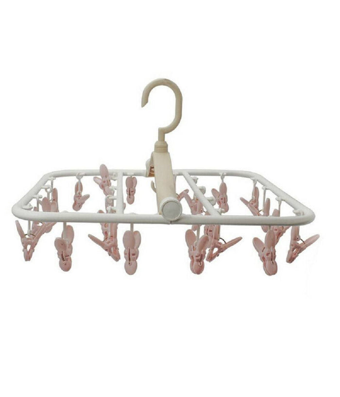 Stendino Portatile Stendibiancheria Pieghevole Casa Campeggi 24 Mollette 38x22cm         