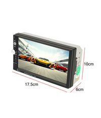 Stereo 7023b Lcd 7,0" Full Hd 1080p Auto Mp4 Mp5 Radio Fm Bluetooth Telecomando         