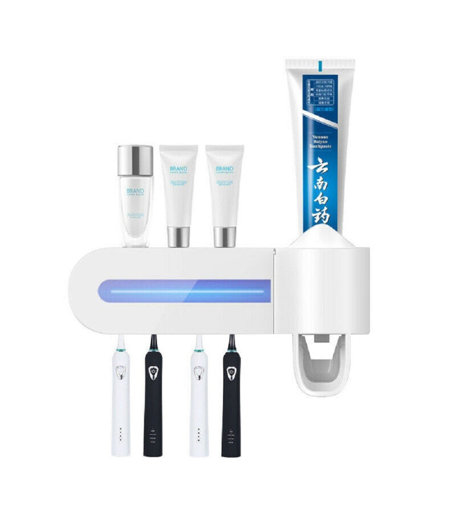 Sterilizzatore Per Spazzolino Dispenser Dentifricio Supporto Spazzolini Lw-y01         