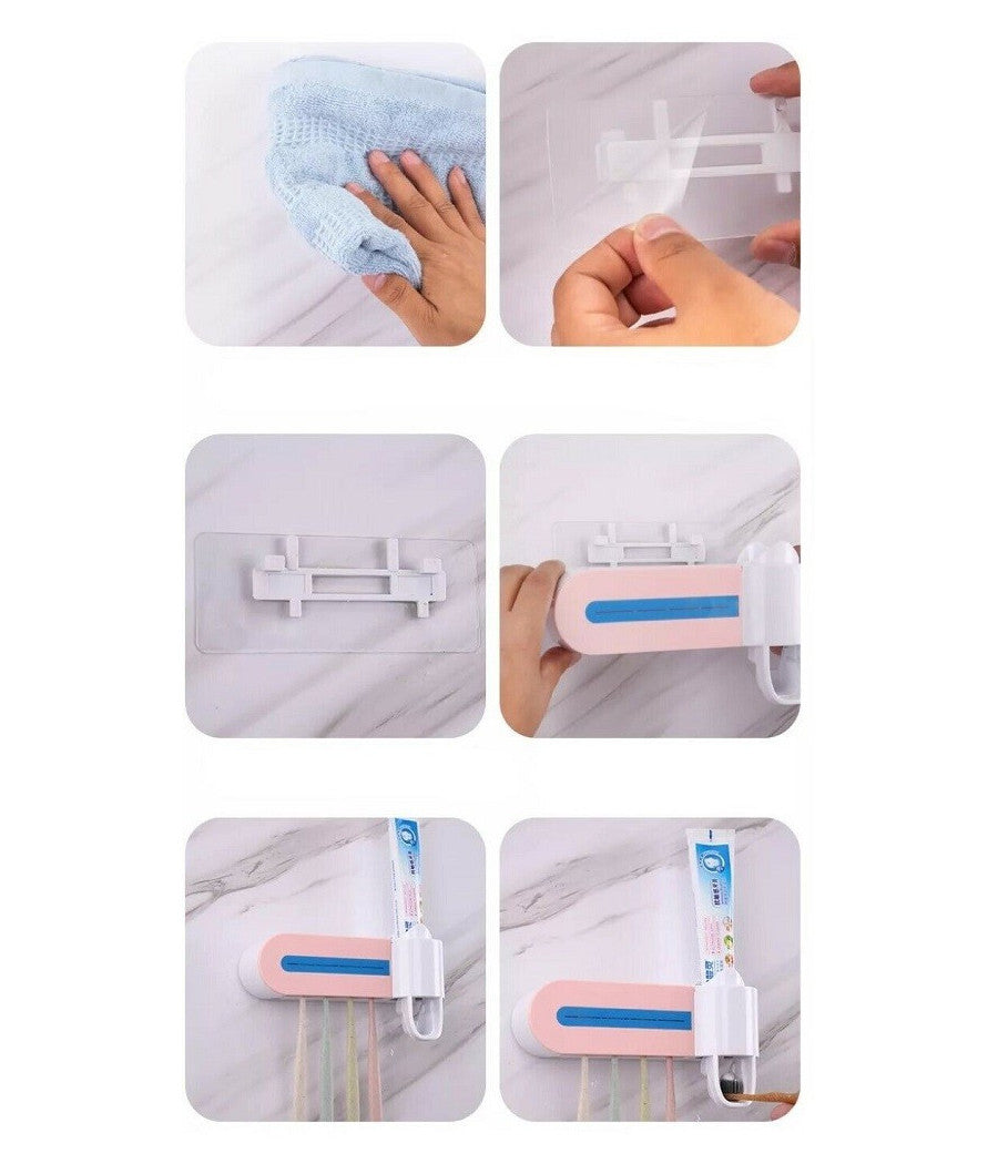 Sterilizzatore Per Spazzolino Dispenser Dentifricio Supporto Spazzolini Lw-y01         