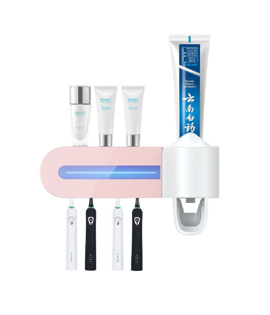 Sterilizzatore Per Spazzolino Dispenser Dentifricio Supporto Spazzolini Lw-y01         