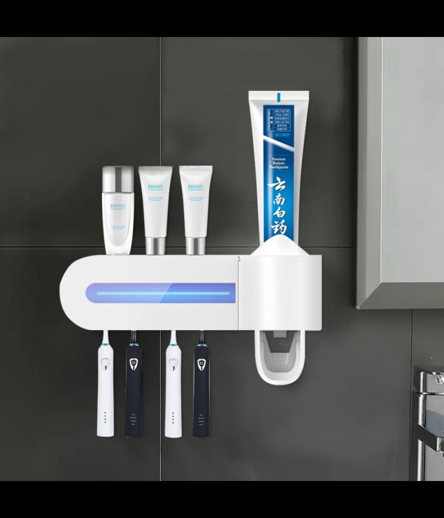 Sterilizzatore Per Spazzolino Dispenser Dentifricio Supporto Spazzolini Lw-y01         