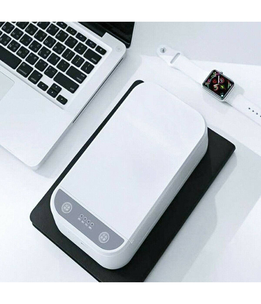 Sterilizzatore Uv Portatile Box Disinfezione Oggetti Telefono Diffusore Aromi         