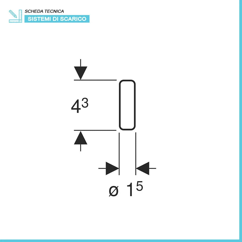 Stick Geberit Duofresh igienizzanti in confezione da 8 pezzi