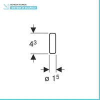 Stick Geberit Duofresh igienizzanti in confezione da 8 pezzi