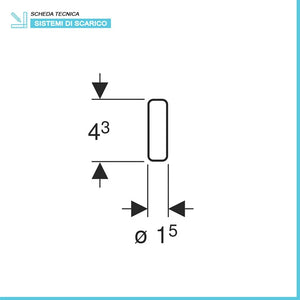 Stick Geberit Duofresh igienizzanti in confezione da 8 pezzi