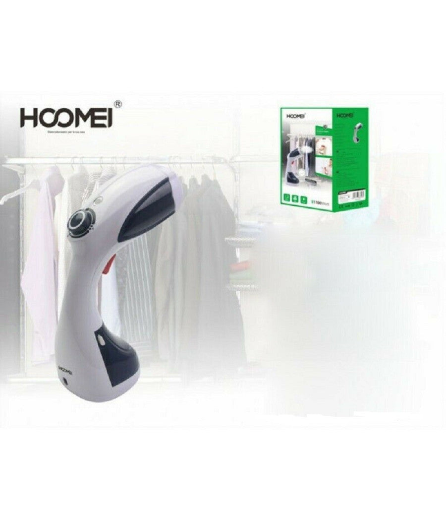 Stiratrice A Vapore Portatile 1100w 200ml Piastra In Acciaio Autonomia In 8 Min.         