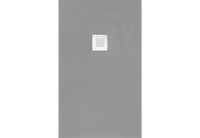 Piatto doccia rettangolare 70x100 cm effetto pietra marmoresina STONE grigio cemento FRANCIA