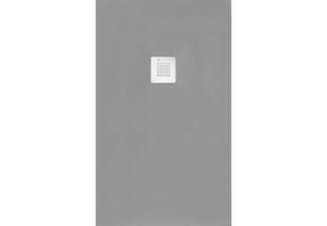 Piatto doccia rettangolare 70x100 cm effetto pietra marmoresina STONE grigio cemento FRANCIA