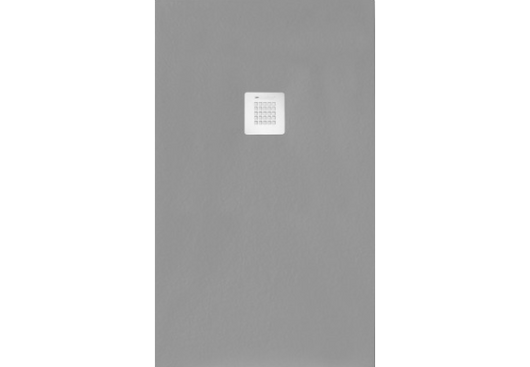Piatto doccia rettangolare 70x100 cm effetto pietra marmoresina STONE grigio cemento FRANCIA