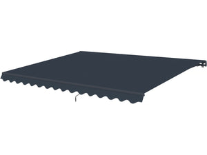 Tenda da sole in alluminio "Ombra 4" - 395 x 300 cm - Grigio