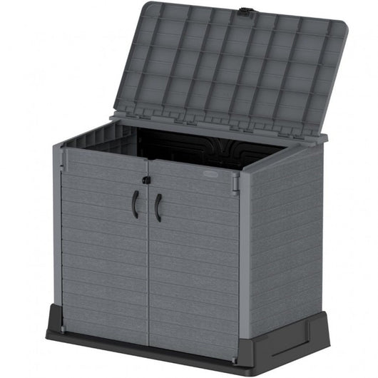 StoreAway 850L grigio: la tua soluzione elegante per la copertura dei bidoni della spazzatura