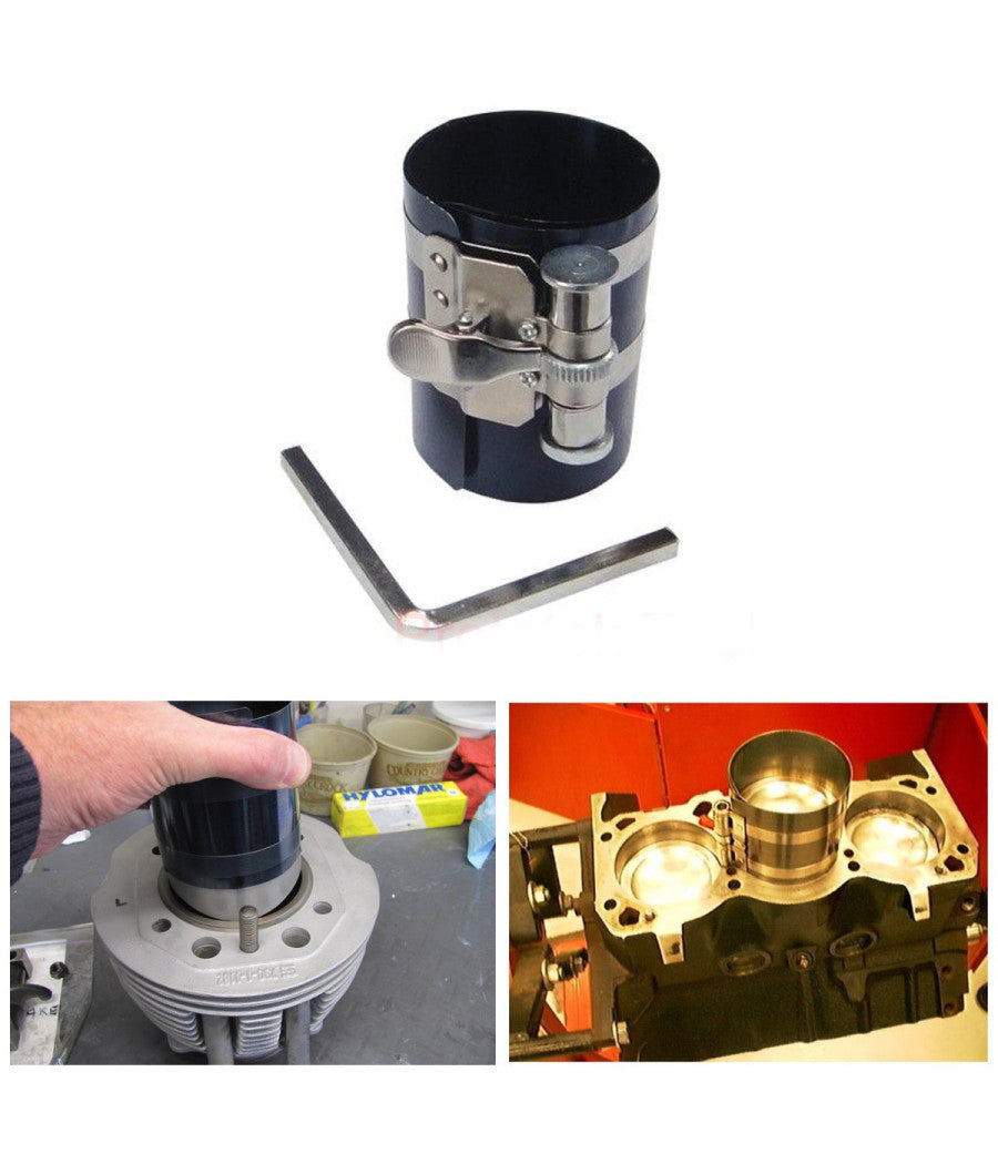 Stringi Comprimi Fasce Elastiche Per Segmenti Pistoni Inserim Cilindri 53-175 Mm         