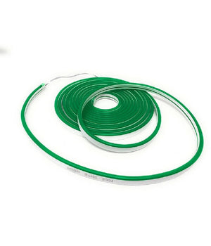 Strip Led Neon Flessibile Striscia Decorativa 5 Mt Ip65 Vari Toni Di Luce U-12v  -verde      -
