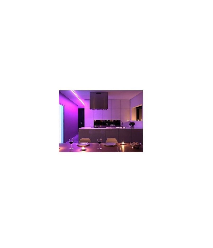 Strip Led Striscia Multicolor Rgb Da 5 Metri Bobina Smd 5050 Impermeabile 12v         