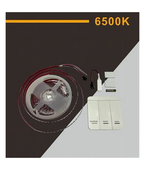 Strip Striscia Led 2835 Flessibile Dc 24v 10 Giochi Luce Ip20 5 Mt W2835-24-120         